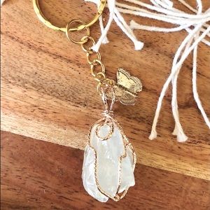 Crystal Gold Keychain